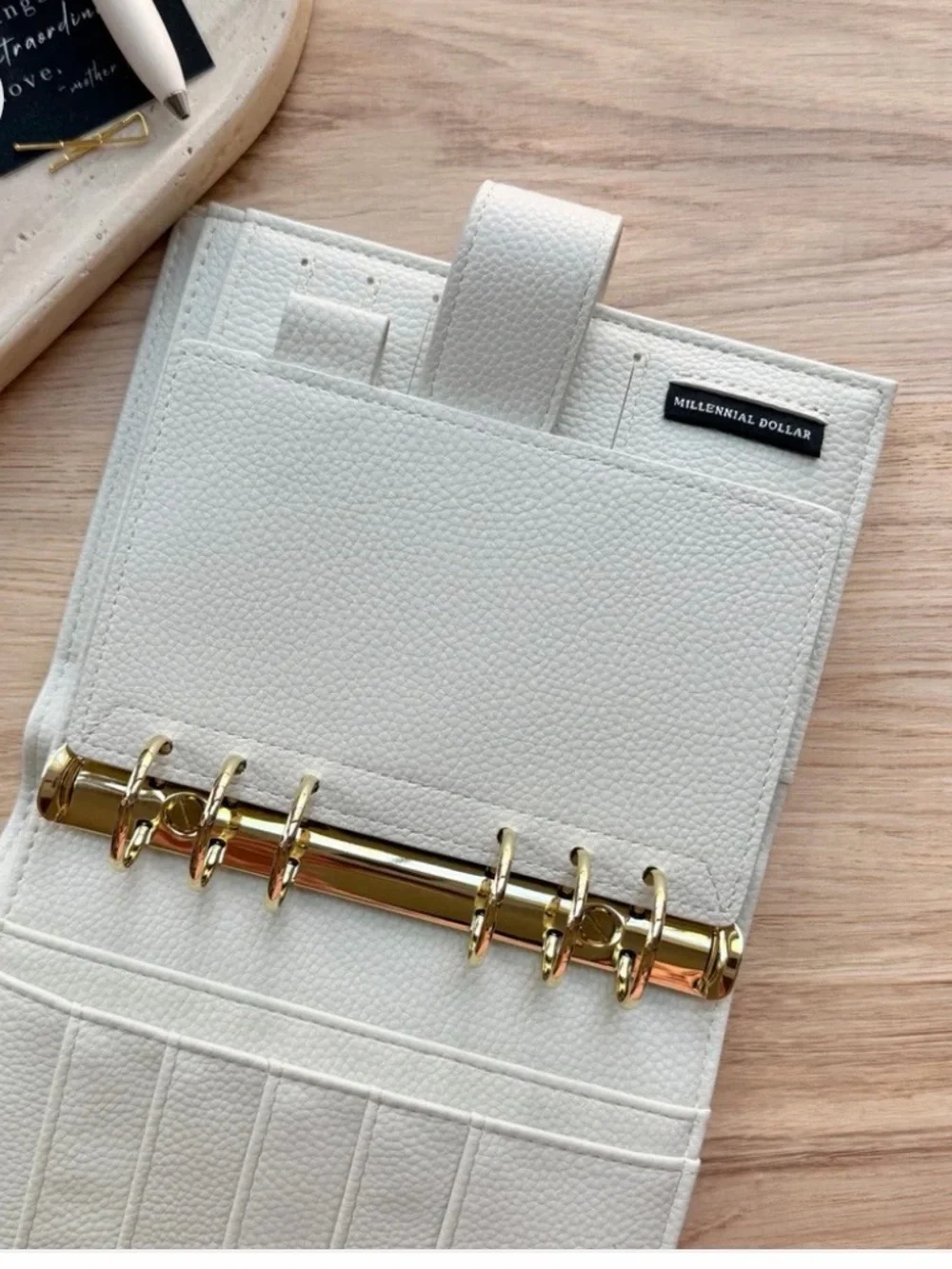 Cream A6 Binder